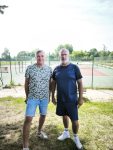 Philippe Gautier fondateur du club en 1996 et Laurent Guédou actuel président.