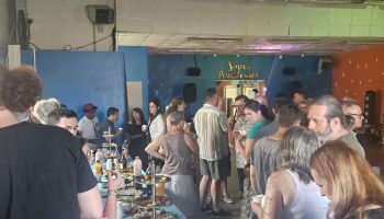 Pour célébrer cet anniversaire, Willy a réuni les adhérents, les fondateurs et leurs proches autour d'un buffet préparé par La Grange à Pizza.