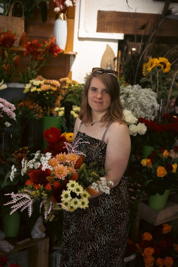 Ophélie, la maîtrise du métier de fleuriste