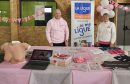 Patrick Dall'Olmo, secrétaire général, et Claude Eschmann, présidente du comité d'Eure-et-Loir de la Ligue contre le cancer.
