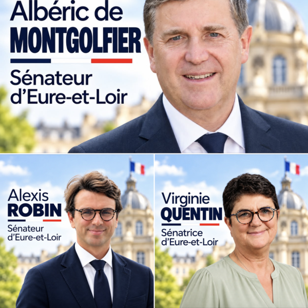 L'hémicycle du Sénat, au Palais du Luxembourg compte désormais deux nouveaux visages d'Eure-et Loir.